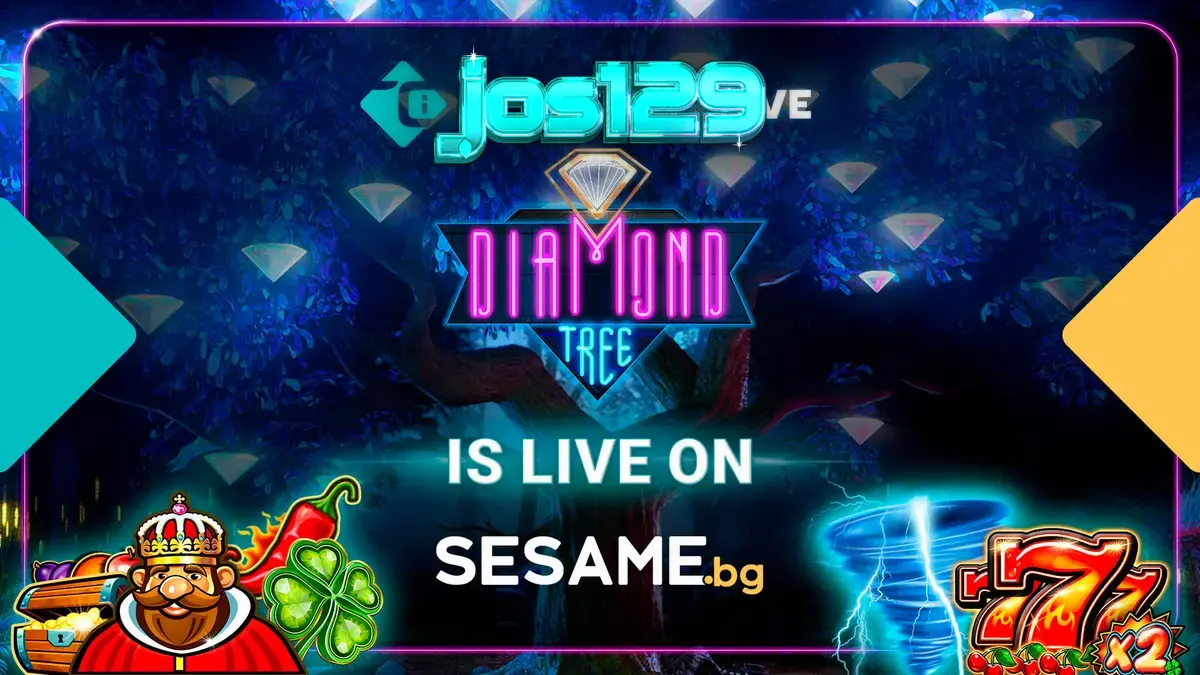 Tampilan antarmuka permainan slot CT Interactive dengan elemen Diamond Tree Jackpot